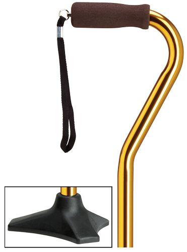 Offset Walking Cane with TriPod Base