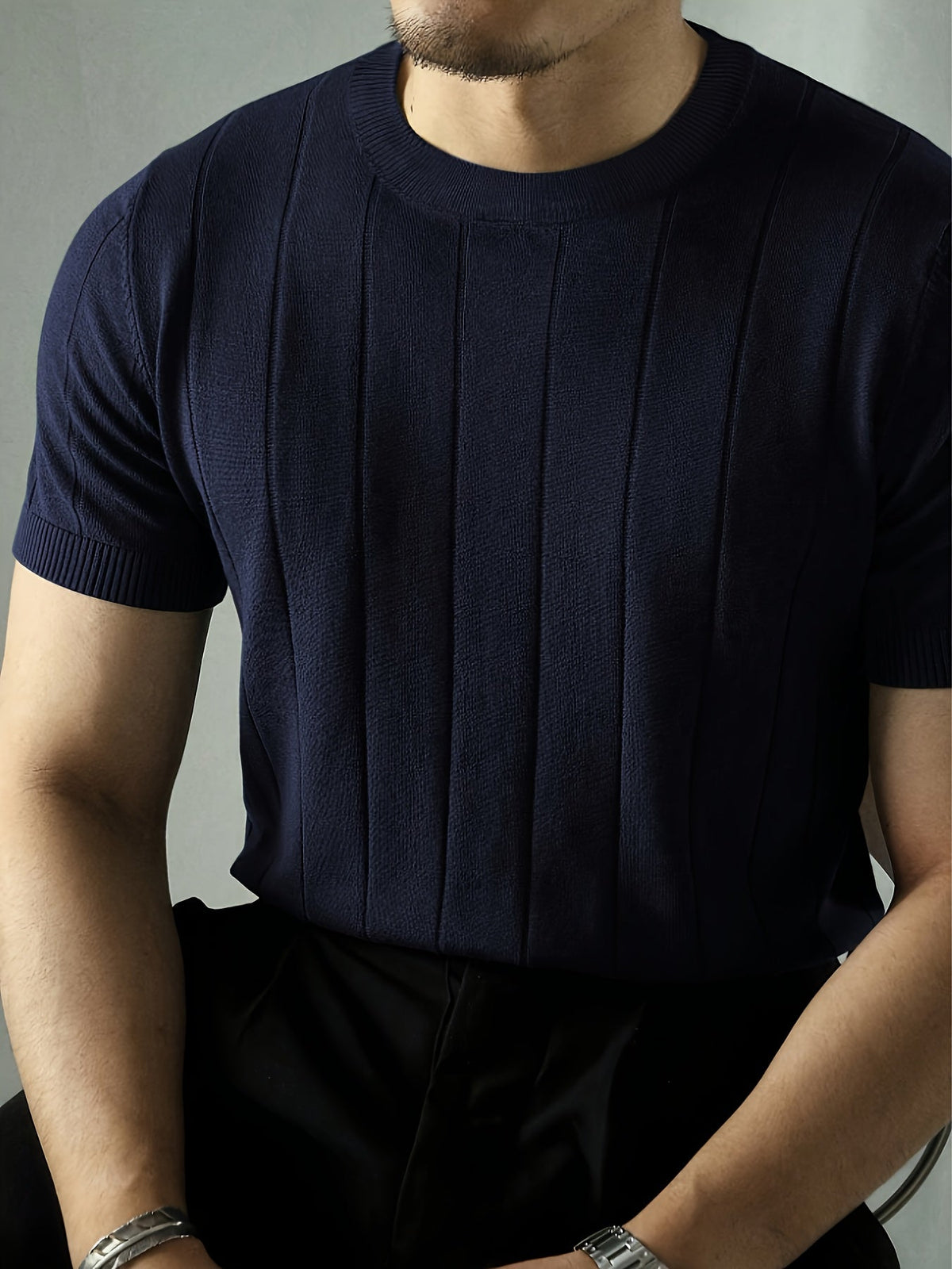 Curtis | Ribbed Short-Sleeve Top