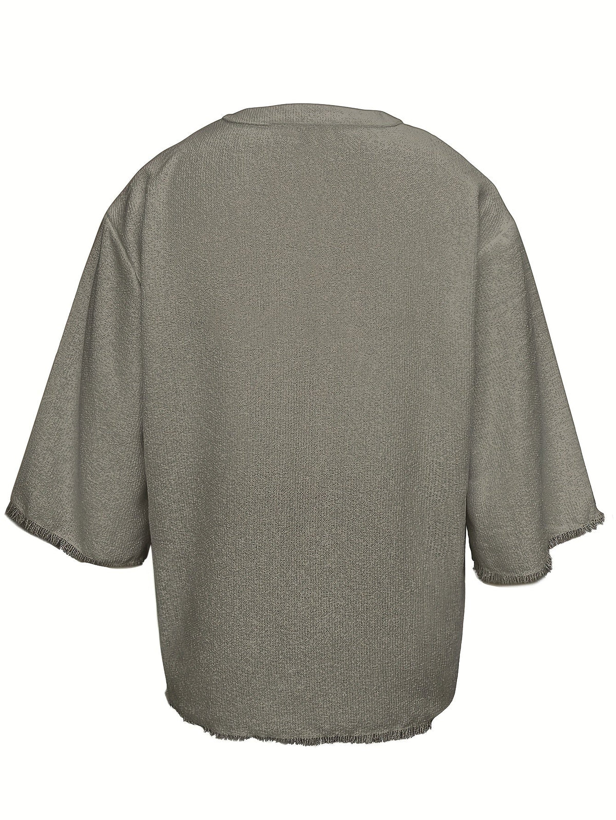 Dorian | Relaxed Lace-Up V-Neck Shirt
