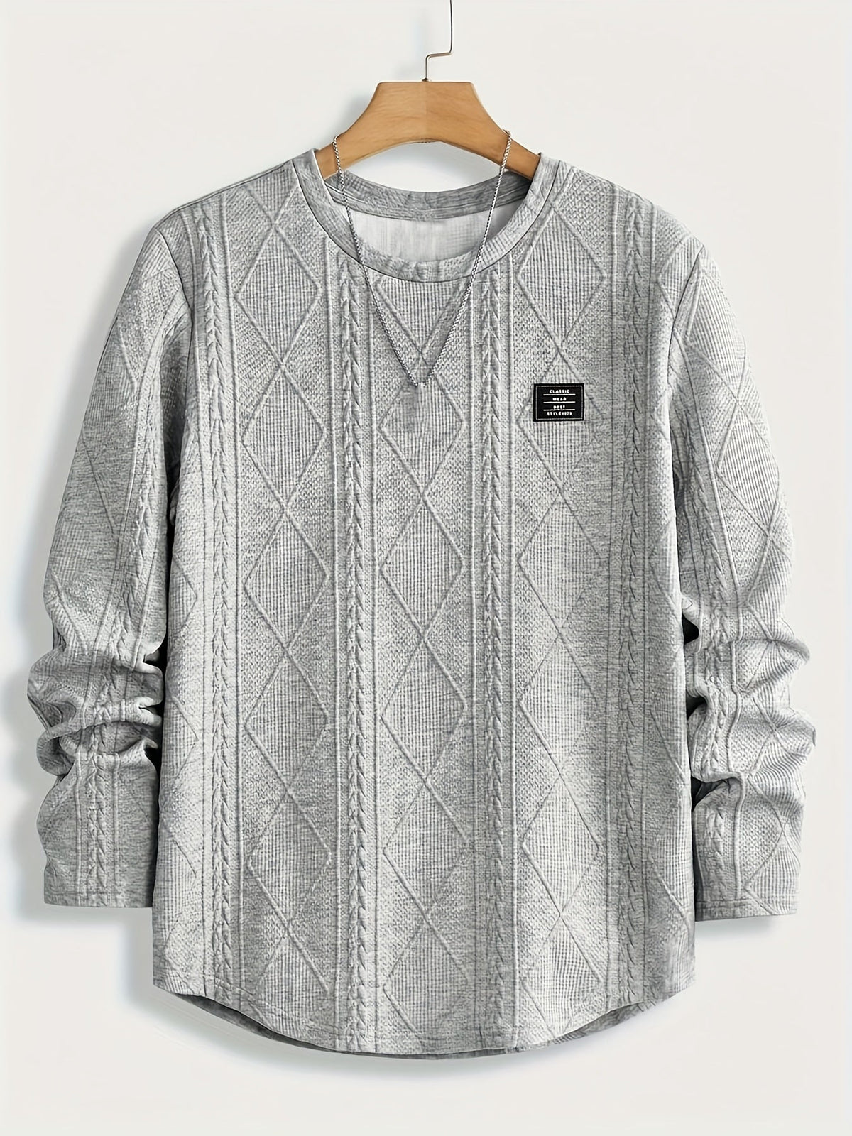 Edwin | Textured Crew Neck Top