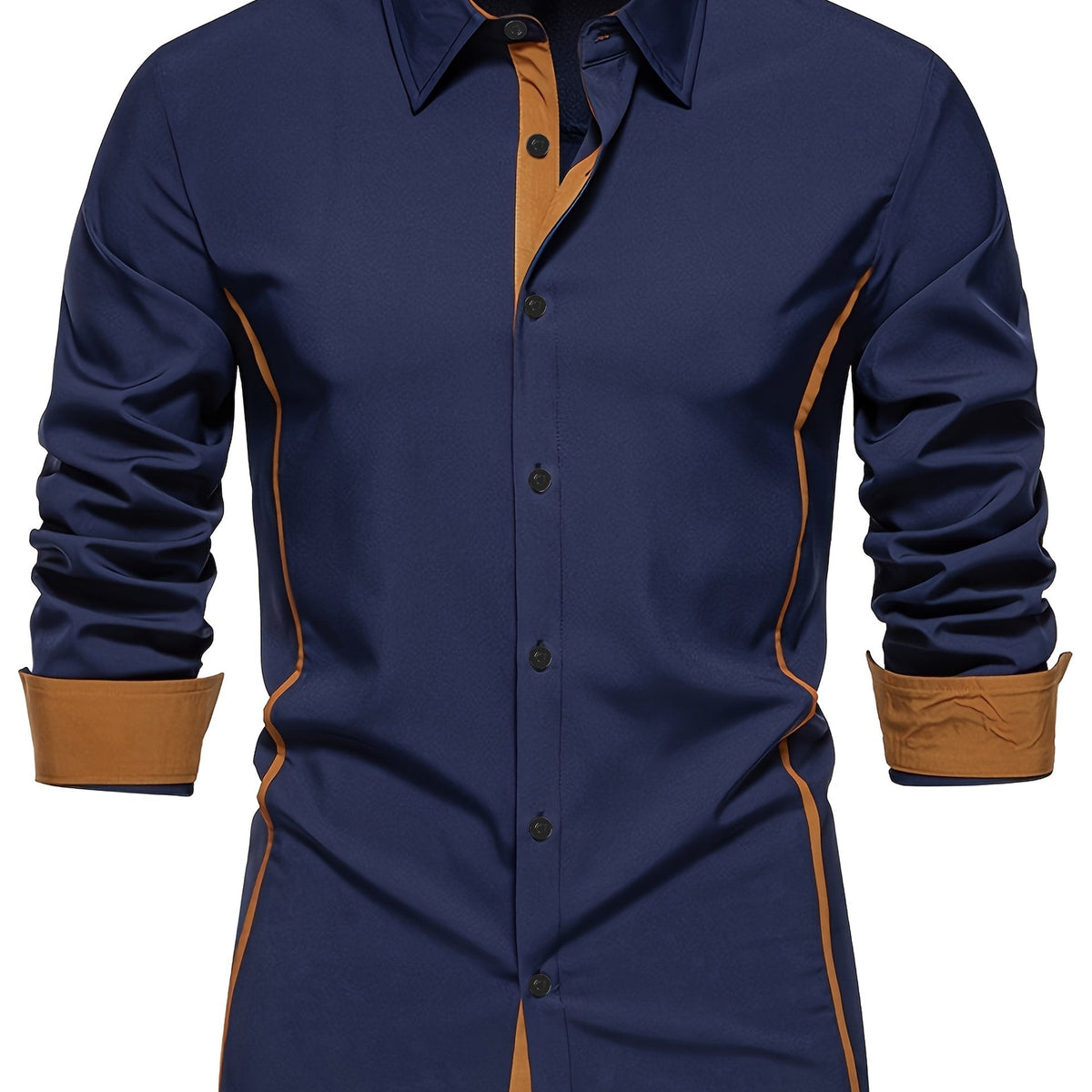 Graham | Contrast-Trim Slim Shirt