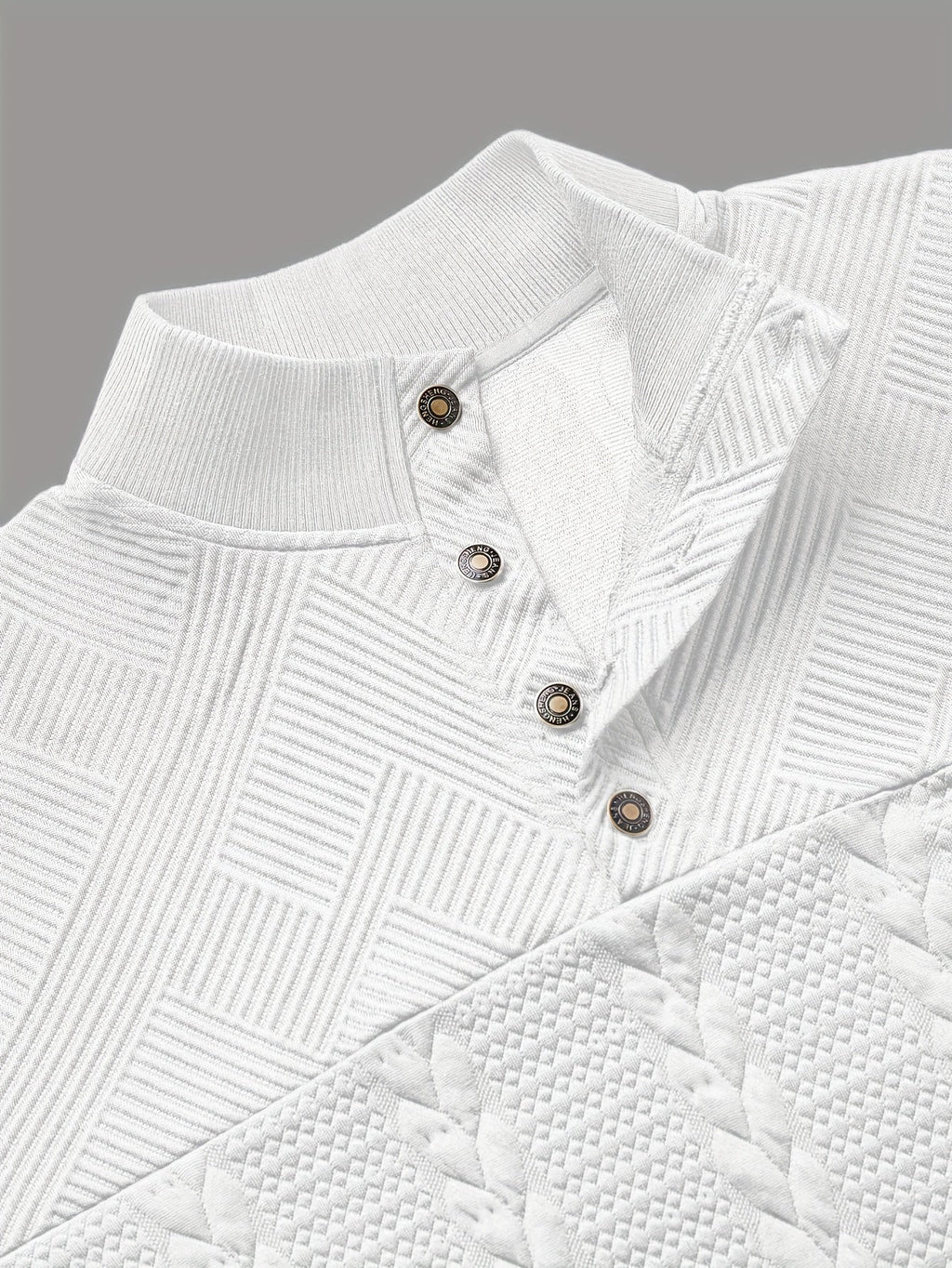 Sterling | Textured Stand-Collar Pullover