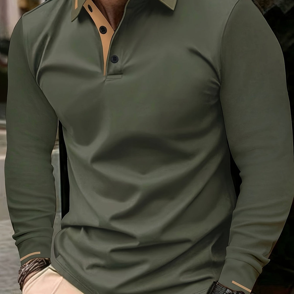 Dalton | Refined Long-Sleeve Polo Shirt