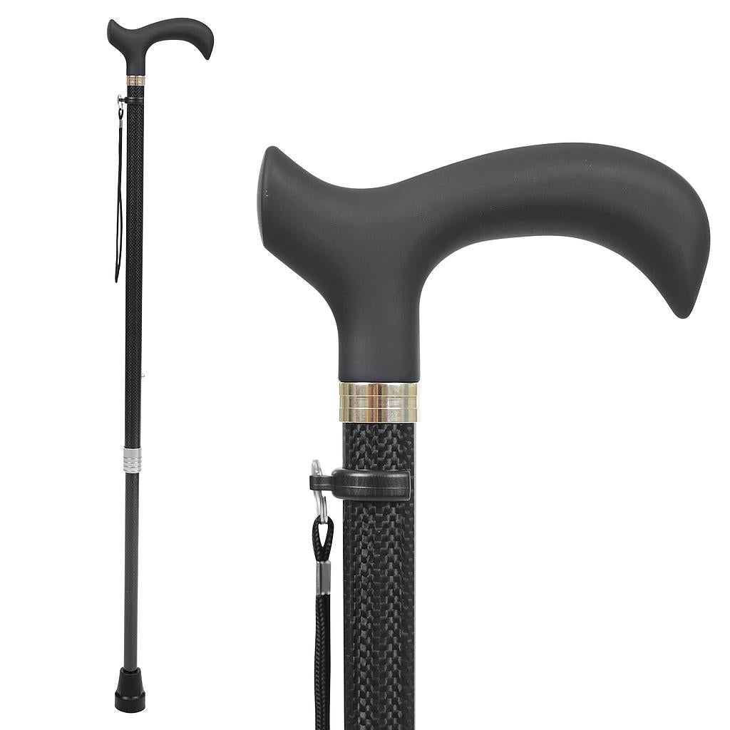 Adjustable Carbon Fiber Triple Wound Walking Cane