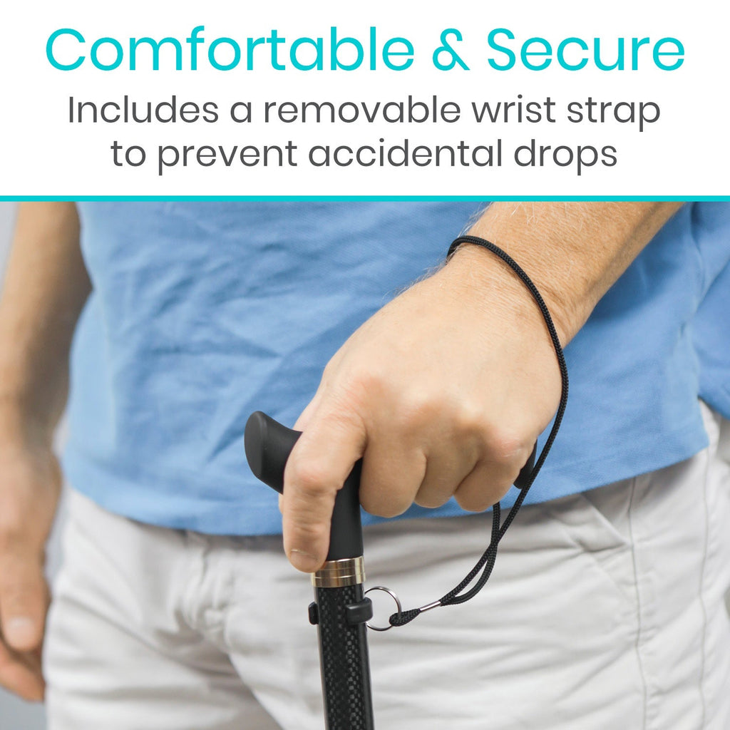 Adjustable Carbon Fiber Triple Wound Walking Cane