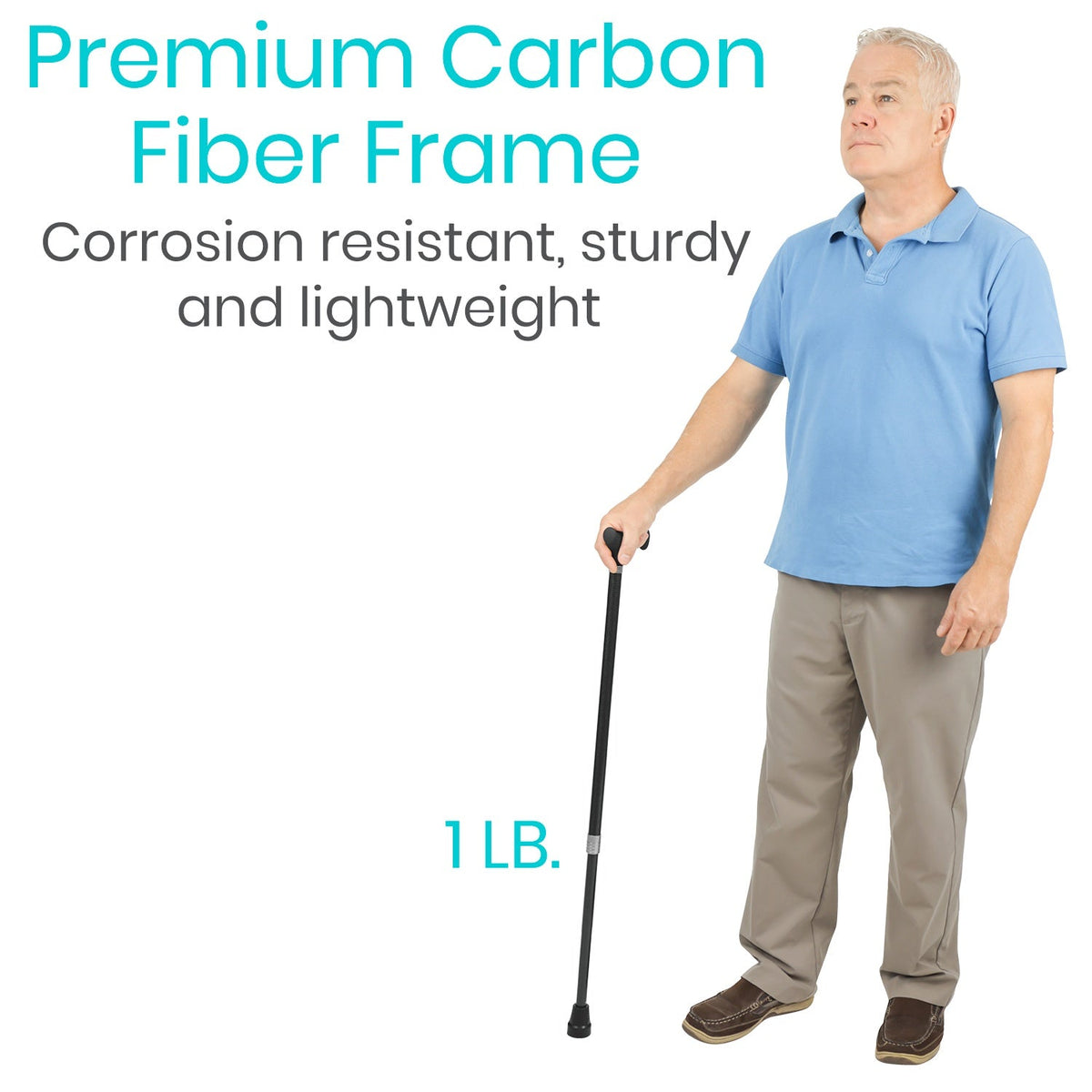 Adjustable Carbon Fiber Triple Wound Walking Cane