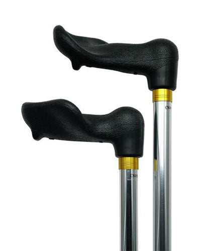 Harvy Palm Grip Walking Cane with Adjustable Aluminum Shaft - 5 Colors