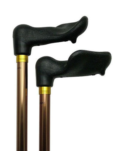 Harvy Palm Grip Walking Cane with Adjustable Aluminum Shaft - 5 Colors
