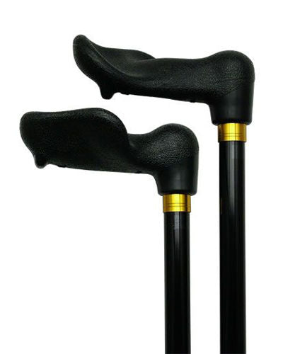 Harvy Palm Grip Walking Cane with Adjustable Aluminum Shaft - 5 Colors