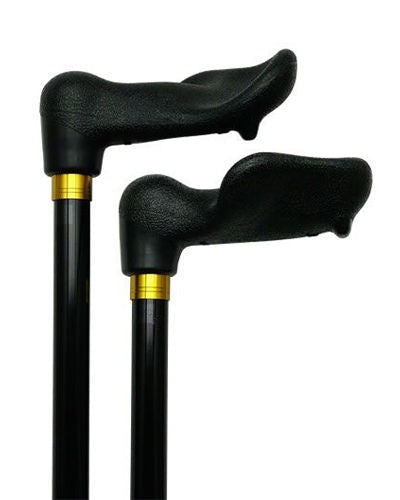 Harvy Palm Grip Walking Cane with Adjustable Aluminum Shaft - 5 Colors