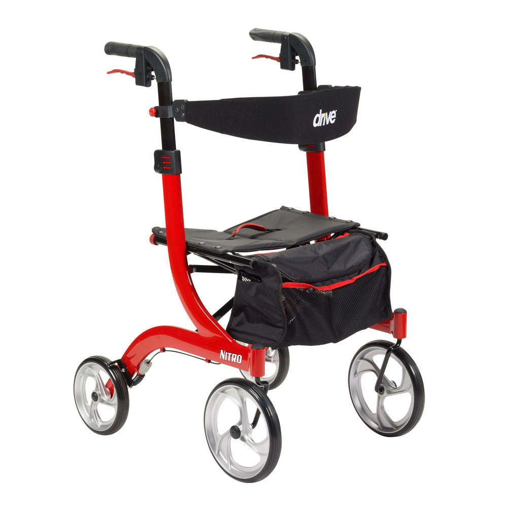 Drive Nitro 4 Wheel Rollator - Replacement in the description!