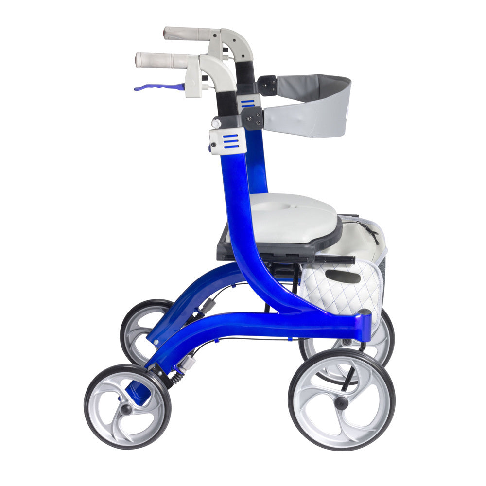 Drive Medical Nitro DLX Rollator, Firm Foam Seat