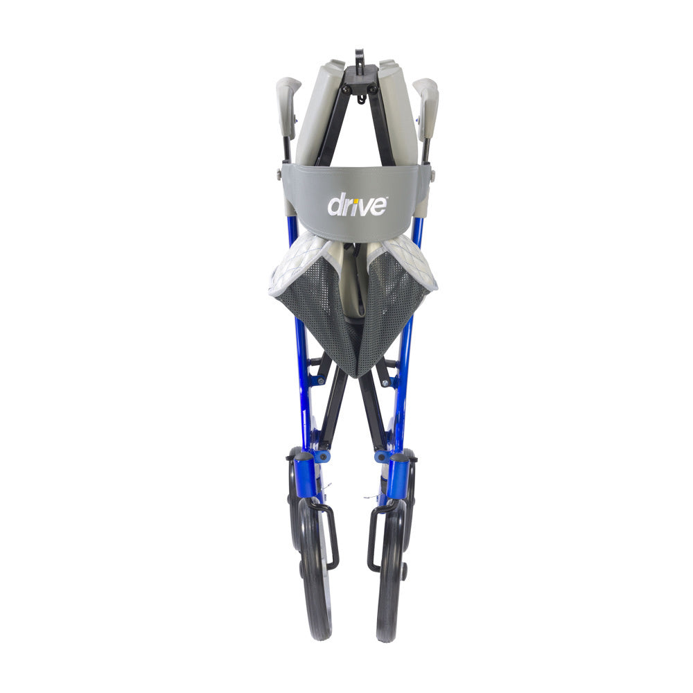 Drive Medical Nitro DLX Rollator, Firm Foam Seat
